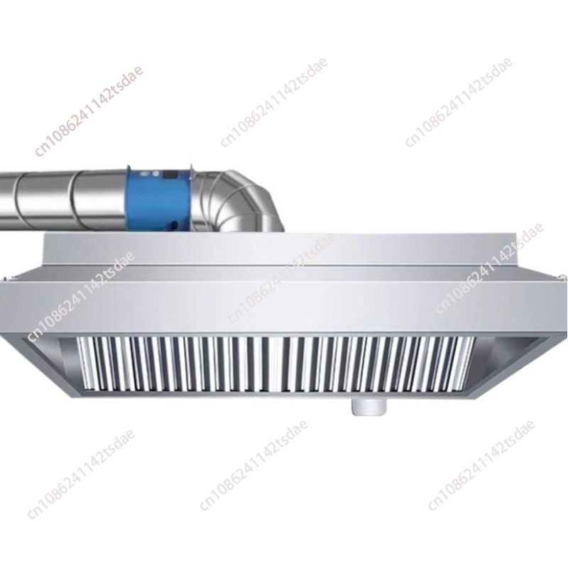 Commercial Kitchen Exhaust - Commercial Stainless Steel Range Hood, Large