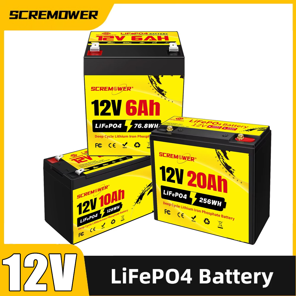 Commercial Kitchen Utensils - 12V LiFePO4 Battery 6Ah 10Ah 12Ah