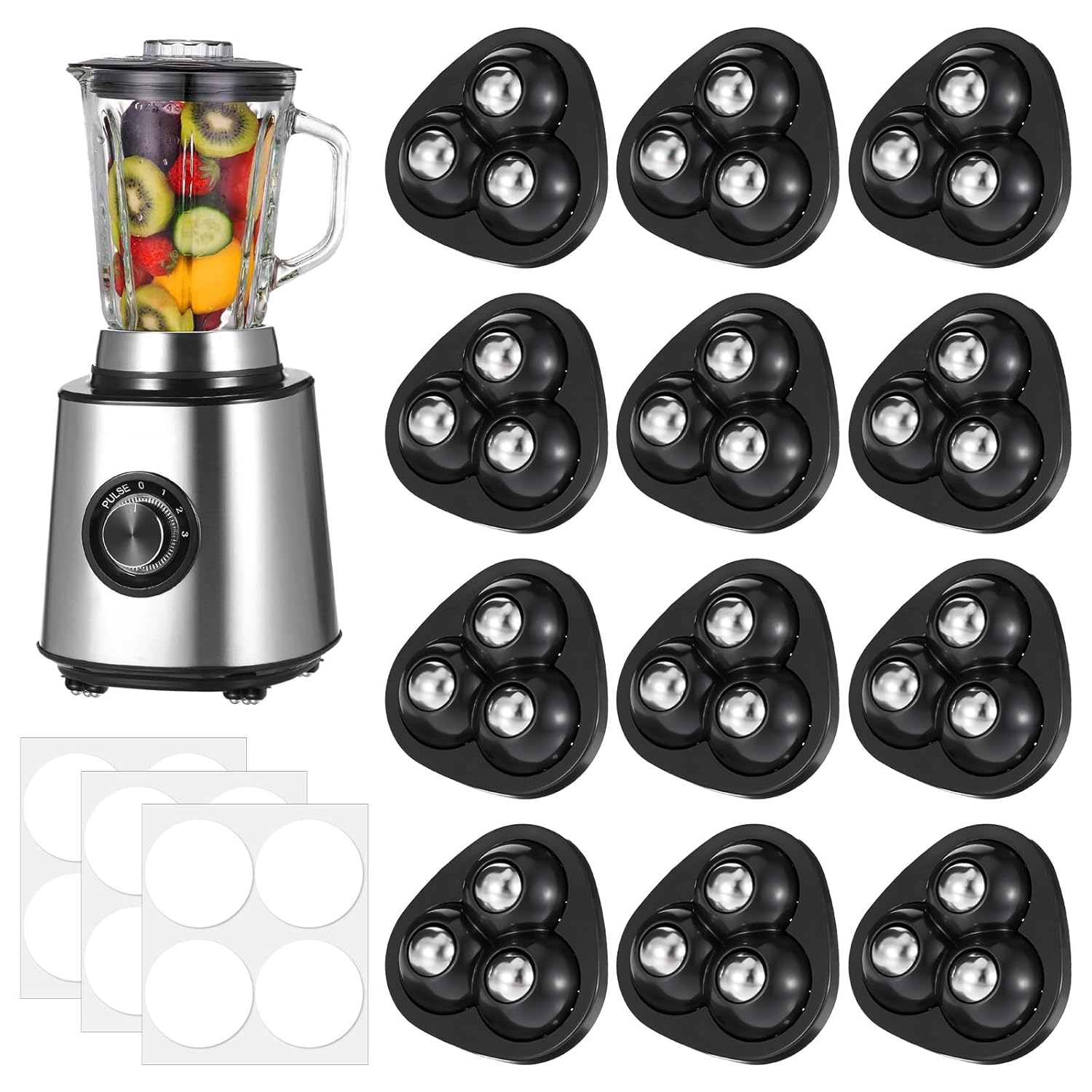 Commercial Kitchen Utensils - 360° Rolling Appliance Slider for Kitchen
