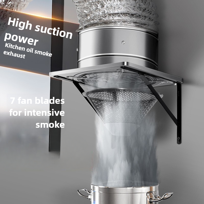 Commercial Kitchen Exhaust - 6/8Inch Extractor Ventilation Fan Exhaust Air