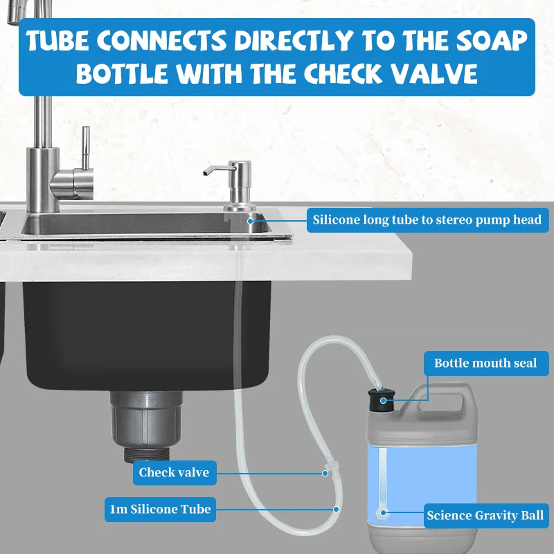 1/2PCS Stainless Steel Liquid  - огляд і ціна Commercial Kitchen Sink