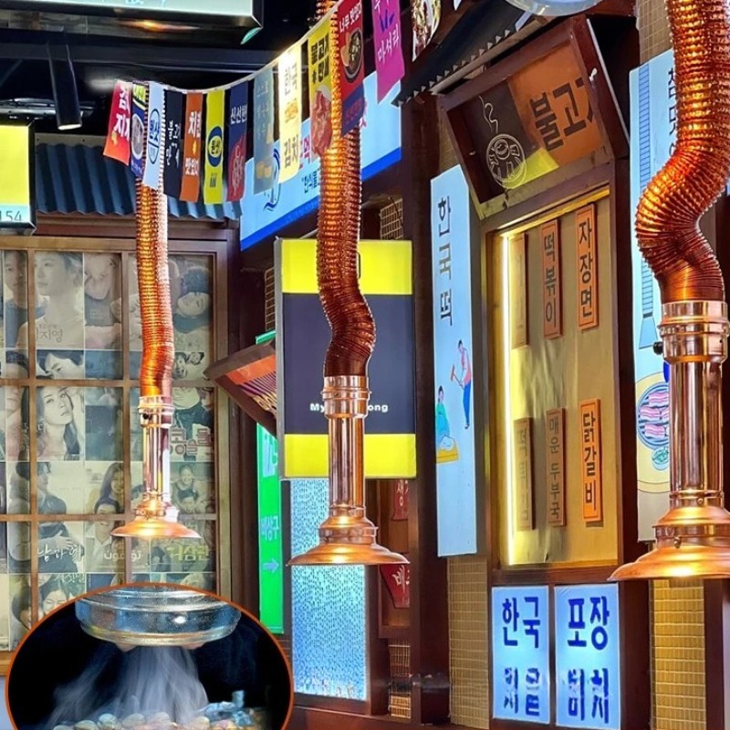 ‌Korean BBQ Exhaust Pipe - Hea - огляд і ціна Commercial Kitchen Ventilation System