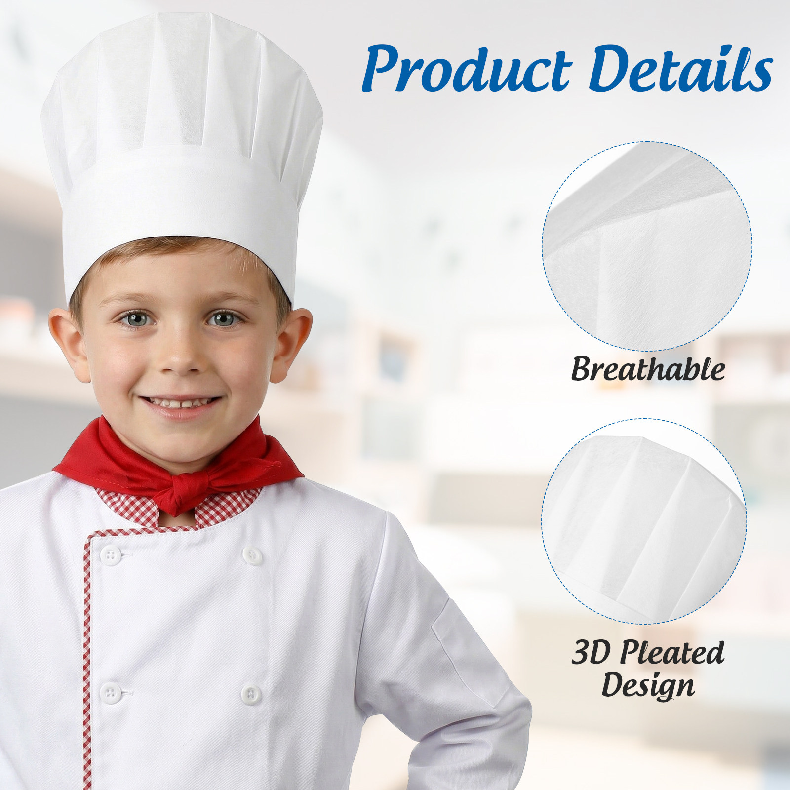 20pcs Children Disposable Chef - огляд і ціна Commercial Kitchen Utensils