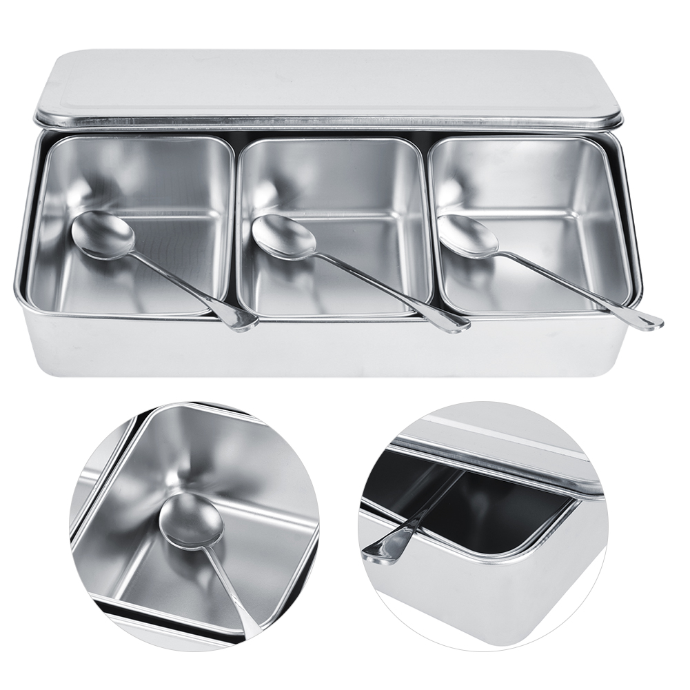 Household 3‑Grid Stainless Ste - огляд і ціна Commercial Kitchen Utensils