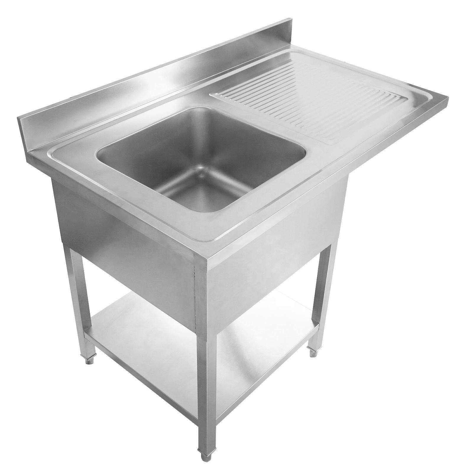 Stainless Steel Work Table Com - огляд і ціна Commercial Kitchen Sink