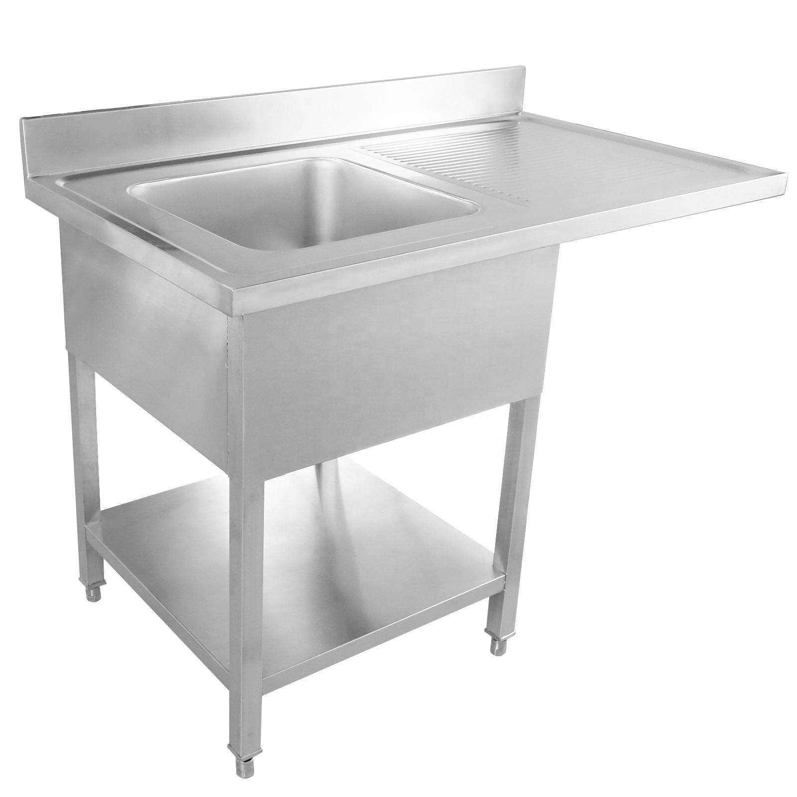 Stainless Steel Work Table Com - огляд і ціна Commercial Kitchen Sink