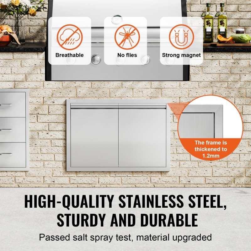 BBQ Access Door Stainless Stee - огляд і ціна Commercial Kitchen Wall Panel