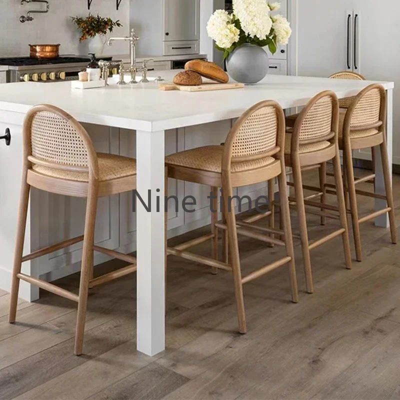 Solid Wood Rattan Kitchen Bar  - огляд і ціна Commercial Kitchen Designer